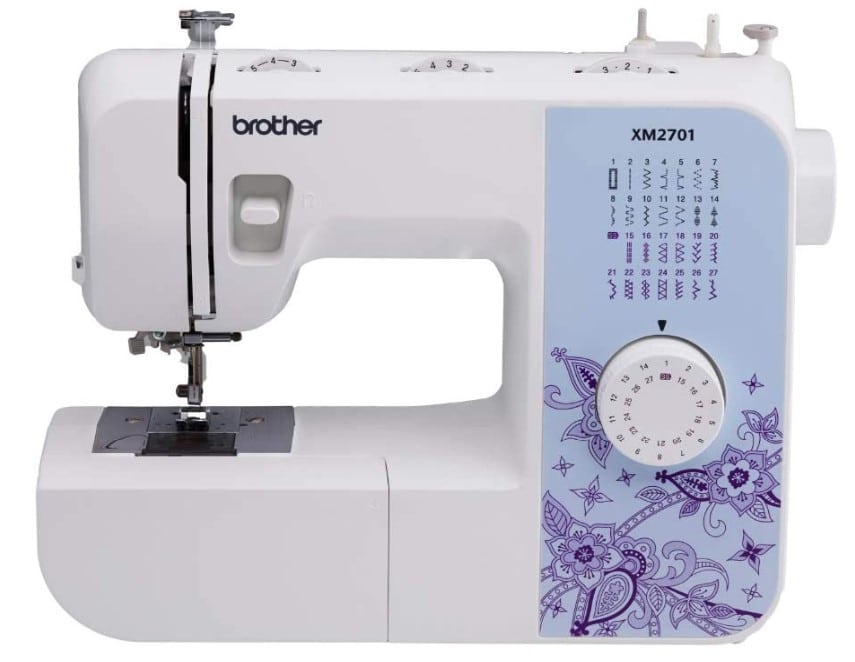 Best Portable Sew Machine For Making Bags: Brother XM2701 Sewing Machine, Lightweight.