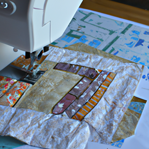 How do you quilt on a standard sewing machine?