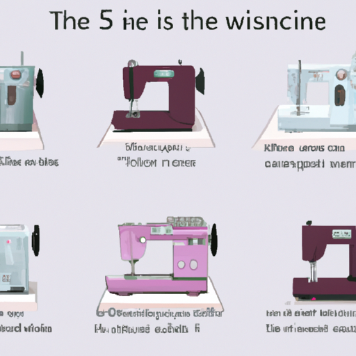 What are the 5 types of sewing machine?